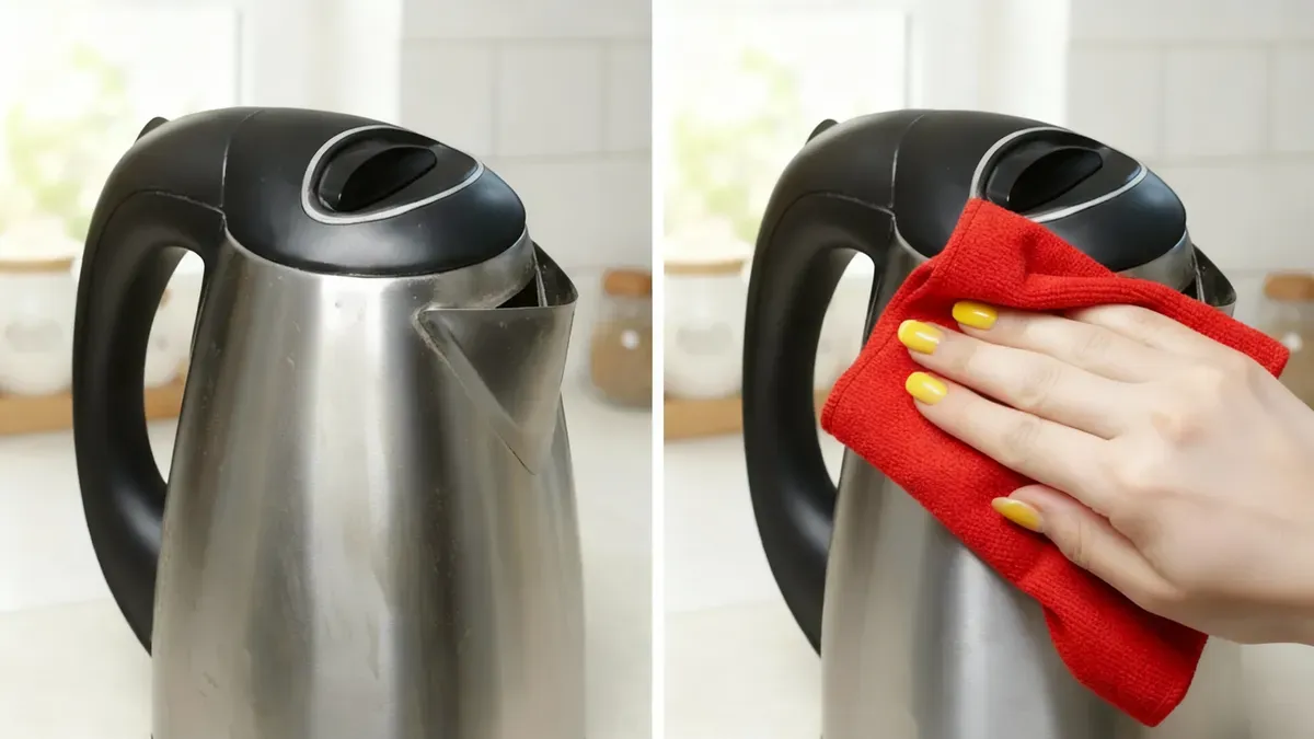 Glänzende Küchenhelfer: Der Wasserkocher sieht wieder aus wie neu